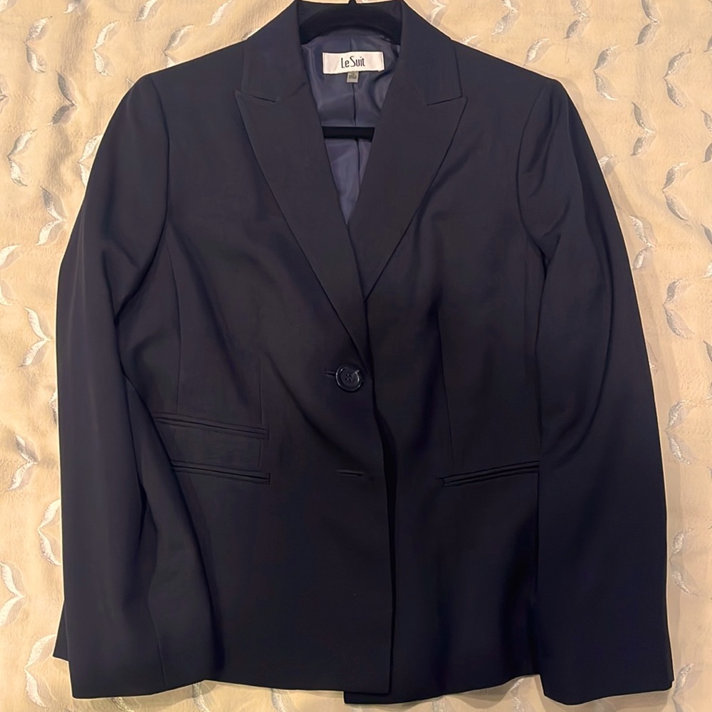 (60% OFF) Le Suit Black Blazer , Size 14